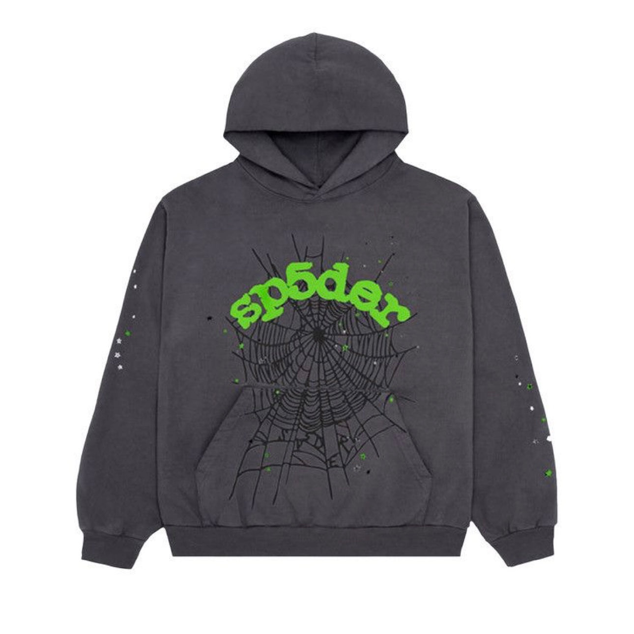 Sp5der Wait Web Hoodie 'Slate
Grey'