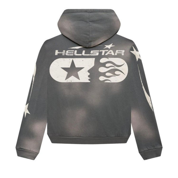 Hellstar Studios Zip Hoodie 'Grey'