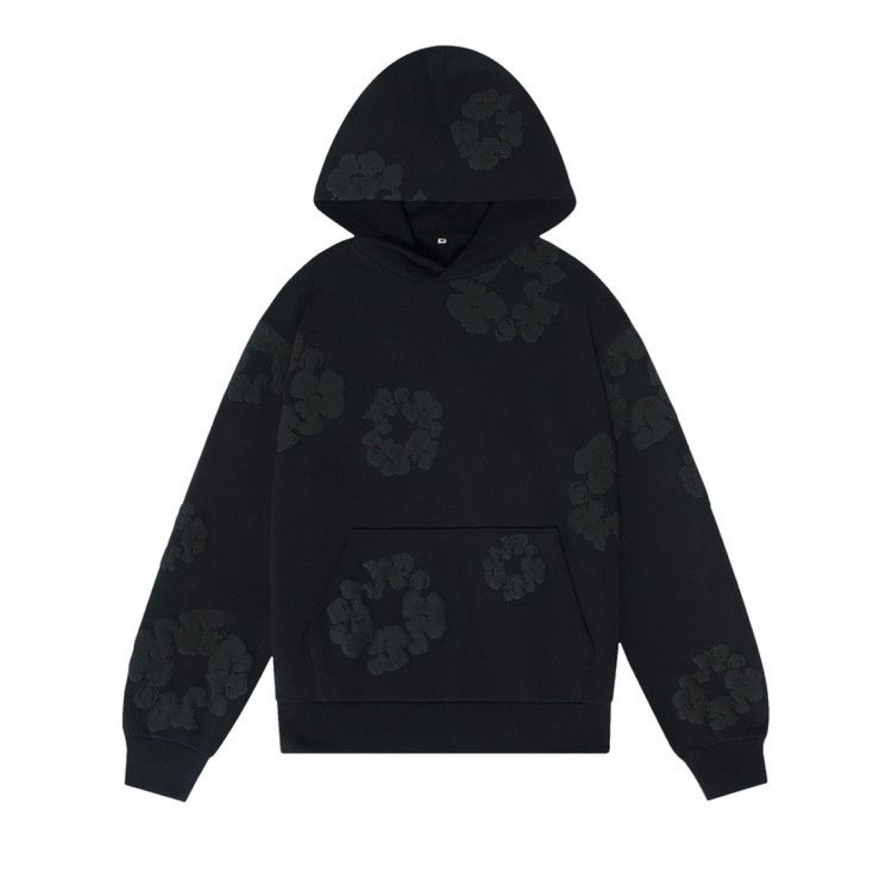 Denim Tears Cotton Wreath
Hooded Sweatshirt 'Black
Monochrome'