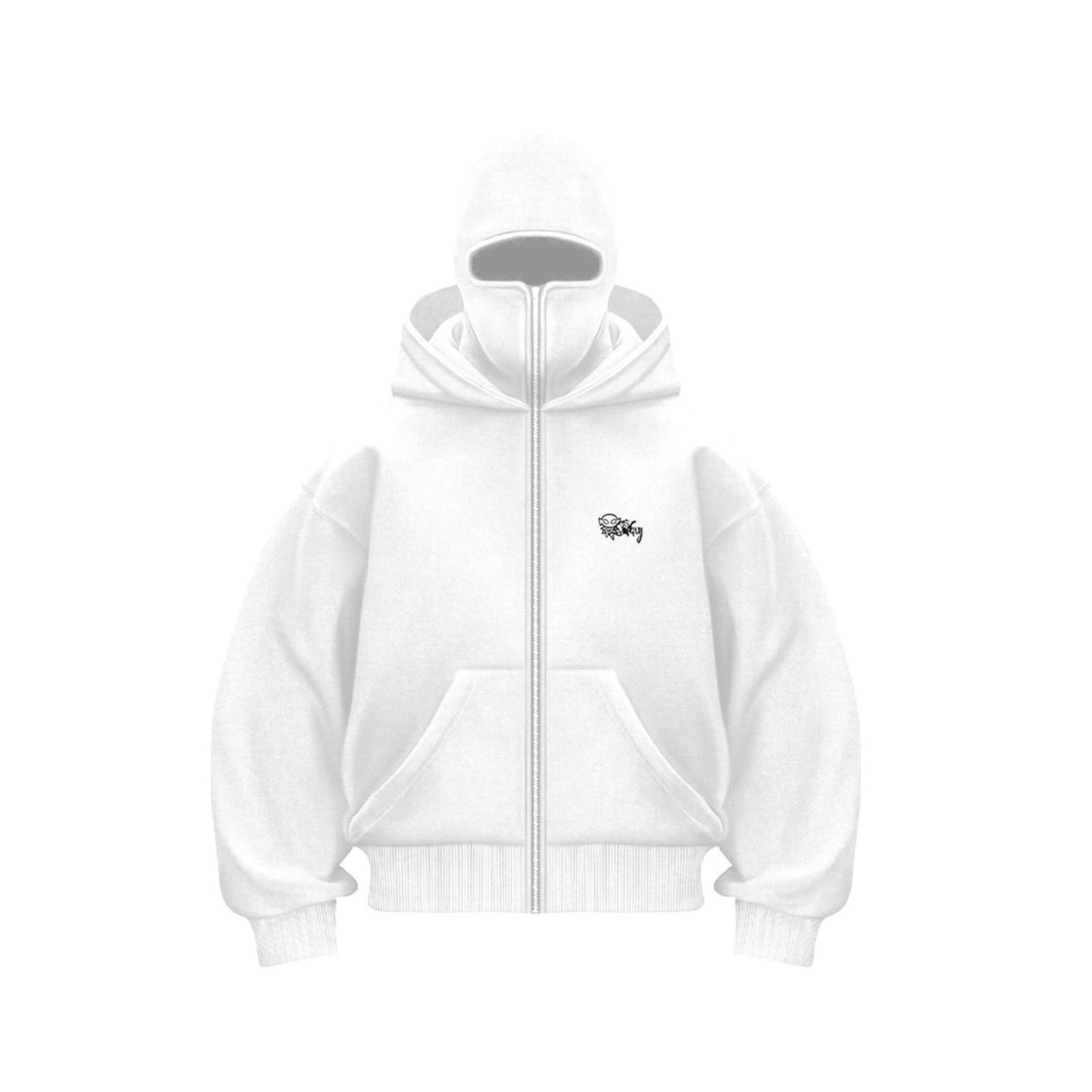 DOUBLE HOODED ZIP-UP HOODIE